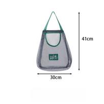 1pc Ventilated Mesh Storage Bags for Garlic, Potatoes, Onions - Durable Plastic Hanging Organizer for Kitchen & Pantry, Non-Food Contact Safe Single layer 30*41cm