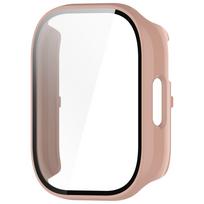 „Redmi Watch 5 Active/Lite“ grūdinto stiklo ekrano apsauga ir kietas kompiuterio apsauginis buferis, skirtas „Redmi Watch 5“ dangtelių ir priedų dėklui Redmi Watch 5 Active rožinė