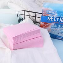 Ekologiškos stiprios skalbimo priemonės lakštai su burbuline plovimo veikla - 30 vnt. 30PCS rožinė