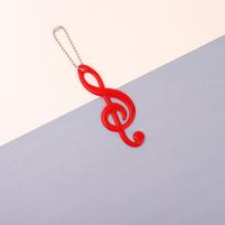 2 vnt. Spalvota muzikos nata PVC atspindintis pakabukas Vaikų mokyklinio krepšio raktų pakabukas Žavesys Bėgiojimas naktį Važiavimas dviračiu Šviesą atspindinti įspėjamoji etiketė tamsoje raudona