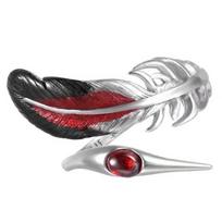 Reguliuojami Atviri Plunksnų Žiedai Vintažinio Stiliaus Unisex Papuošalas Aksesuaras Moterims Vyrams Dovanos Sidabro Spalvos Retro Dizainai