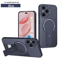 For Honor 400 Pro Invisible Support Case for Honor 400 Lite Magic7 Lite X9C X6C Magnetic Hard Anti-fall Cover Honor X6c mėlyna