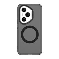 Magnetinis dėklas Honor 400 Pro Global Magsafe belaidžio įkrovimo dangtelis Honor 400 Pro Global Matinis TPU telefono dėklas Honor 400 Pro Honor 400 (Global) juoda