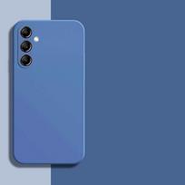For Samsung Galaxy A16 Case Samsung A16 Cover Soft Liquid Silicone Bumper Shield Protective Phone Cases For Samsung A16 Funda For Samsung A16 mėlyna
