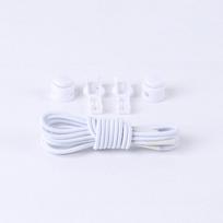 1 Pair Unisex Locking Lazy Shoe Laces with Safety Elastic Sneaker Shoelaces Sport Shoestrings KTY balta