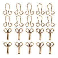 10 vnt. kailinių kabliukų tvirtinimo detalės Siuvamos apatiniams apatiniams drabužiams 3.5cm bronze collar hook