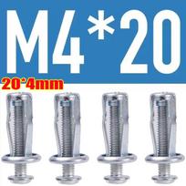 Žiedlapių formos kniedės veržlės varžtų rinkinys Panelės numerio plokštelės spaustukas Užraktas Veržlės M4 M5 M6 M8 Metalinės kniedės veržlės Automobilių priedai 4-40 vnt. 4PCS