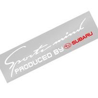 1 vnt. Automobilio priekinio žibinto antakis 3D lipdukas dekoratorius sportinis dizainas Subaru STI BRZ Impreza Forester Legacy Outback Levorg Tribe balta
