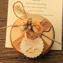 Aukščiausios klasės kūrybinė vestuvių saldainių skardinė dovanų dėžutė - Elegantiška paruošta pakuotė dovanėlėms Free Custom Card