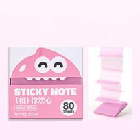 1/6pcs Fruit Sticky Notes 80 Sheets/Pad Self-Adhesive Cartoon Memo Pads Pastel Post Memo Notes Office Stationery yellow