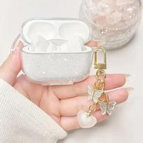 su širdies ir drugelio pakabuku ausinių dėklas TPU apsauginis dėklas Airpods 1/2/3/4/pro/pro2 for Airpods pro2