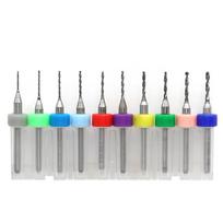 Carbide Drill Bits PCB Drill Bit Set Optimal Cutting Length Robust Construction 0.6-1.5mm