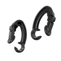 Įsegamas stabilus nuo pametimo apsaugantis ausinių kabliukas plastikiniams belaidžiams „Bluetooth“ suderinamiems ausinukams juoda