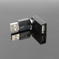 USB A Male to A Female Adapter 360 Degree Swivel USB Adapter for PC Laptop TV Mobile Phone
