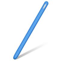 Silikoninis dėklas Apple Pencil 2 laikikliui iPad Pro rašiklio apsauginei dangai mėlyna