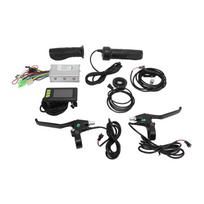 350W Electric Bike Brushless Controller Kit with Throttle Brake Sensor 930A LCD Display 36/48V