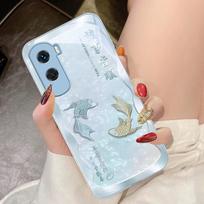 Good Luck Koi Red For Honor 200 90 8X 9X Pro Lite P50 P40 Nova 10 11i P60 Magic4 6 Mate 20 50 Tempered Glass Phone Case For Mate 20 Pro