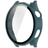 Dėklas+Stiklas Xiaomi Watch 5 PC Visapusiškas apsauginis buferis Anti-scratch Apsauginis dangtelis + Ekrano apsauga MI Watch 5 Aksesuarams for Xiaomi Watch 5 žalia