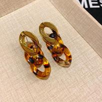 Geometric Metal Earrings & Necklace Set: Luxurious European & American Fashion Jewelry