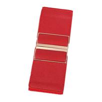 Liemenį pabrėžiantys Elastingi Plataus Diržai Metalinė Sagtis Moteriškas Elastingas Diržas Suknelės Diržas Palto Aksesuarai 6cm-red