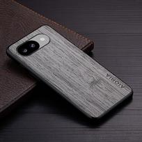 Case for Google Pixel 10a 9a 5A 5 4A 5G 4 4 XL funda Straight Wood Grain PU Leather phone cover for google pixel 10a case Google Pixel 10a šviesiai pilka spalva