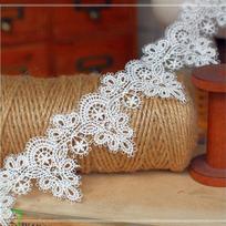 1PC DIY Curtains Flexible Skirts Soft Hair Accessories Trim Material Gift Packaging Delicate Tablecloths Lace Decorative 5.5CMx1M 1m balta