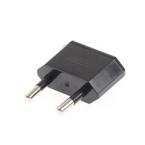 American China To Eu Europe Travel Power Adapter 2 Pin Us To Eu Plug Adapter KTJ juoda
