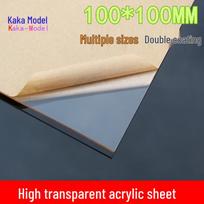 100x100MM Skaidrus Akrilo Lakštas, Įvairių Storių, Šviesai Praleidžiantis Plexiglass Modeliavimo 1mm thickness