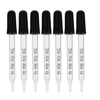Rubber Head Essential Oil Dropper Scale Dropper Scale Pipette Glass Liquid Dropper Medicine Dropper Straight