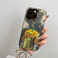 Neymar No.10 Futbolo Tema Telefono Dėklas iPhone 17,16,15,14,13,12,11 Plus,Pro Max,XS, Spalvingas Sidabrinis Juodas Dangtelis iPhone12ProMax