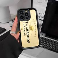 Classic Logo M-Moet C-Chandon Fashion Phone Case For IPhone 16 15 14 Plus 13 12 11 17 Pro Max Pro Soft Cover iPhone 17pro max