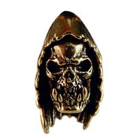 Cloaked Skull Metal Beads for Creative Paracord Projects and Fashionable Jewelry Large Hole Charm Artistic Collectibles 1