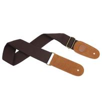 IRIN    t Woven Cotton Guitar Strap with Lther Ends for Electric Acoustic Folk Guitars Comfortable and