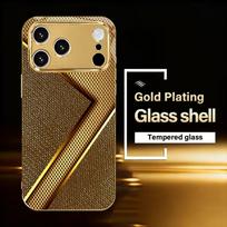 Exquisite luxurious High-end Phone Case Electroplated Glass PhoneCase for iPhone 17 16 15 14 13 12 11pm Pro Plus Dropresistant iPhone 17