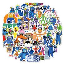 Colorful Roblox Rainbow Friends Stickers For Luggage Cases More