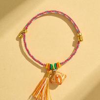 Ethnic Style Dragon Boat Festival Five-Color Rope Bracelet with Zongzi Tassel for Children and Babies