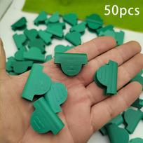 50pcs Greenhouse Fixing Clamps Greenhouse Plastic Films Fixing Clips Shade Nets Frame Fixing Tools Gardening Accessories
