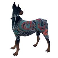 Dragon Tattoo Pet Jumpsuit Full-Body 4-Legged Dog Outfit Stretchy Stylish Dog Shirt All-Season XS juoda