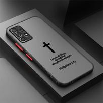 Phone Cover Case for Samsung Galaxy A54 A35 A73 A33 A34 A36 A17 A52 A52S A72 A16 A15 A56 A55 A53 A14 A23 Simple Christian Cross Galaxy A16