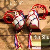 2026 Dragon Boat Festival DIY Woven Egg Bag with Five-Color String