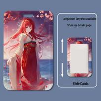 Dragon Raja Erii Silicone Cartoon Card Holder for School or Work ID.
