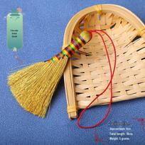 Dragon Boat Festival Mini Broom Ornaments: Housewarming & Blessings Décor for Children.