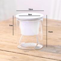 Fitment Succulent Plant Pot PET Lazy Flower Pot Succulent Plant Pot Design Indoor Garden Decor Lazy Flower Pot B