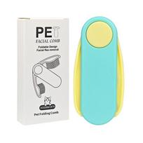 Pet Flea Comb Dog Cat Hair Grooming Tool Fine Dense Teeth Folding Detangler for Daily Use A2