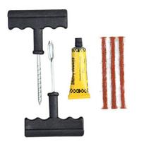 6Pcs Car Tire Motorcycle Tubeless Tyre Repair Tool Puncture Needle Patch Kit