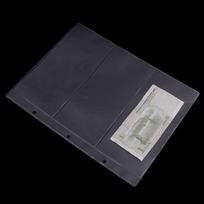 10X Užrašų puslapių albumas popieriniams pinigams 3 kišenės banknotų laikikliai saugojimo įmautės one size