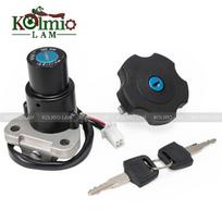 Fit for YAMAHA XT600 TW200 DT200 XT225 Motorcycle Ignition Fuel Gas Tank Cap Cover Seat Lock Set XT 660 225 TW DT 200