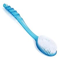 Long Handle Bath Brush for Body Cleaning with Soft Bristles and Ergonomic Grip for Easy Reach and Comfortable Use in Shower or Bath One Size blue