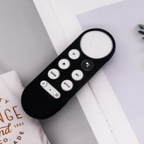 For Google Chromecast 2020 Y16 Remote Control Anti-fall Silicone Protective Case Y16 (Black) juoda