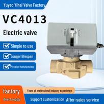 VC4013 Brass Fan Coil Valve: Two-Way & Three-Way Actuator with Turbine Air Switch Actuator